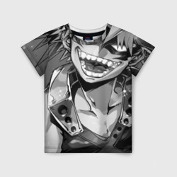 Детская футболка 3D Bakugou monochrome