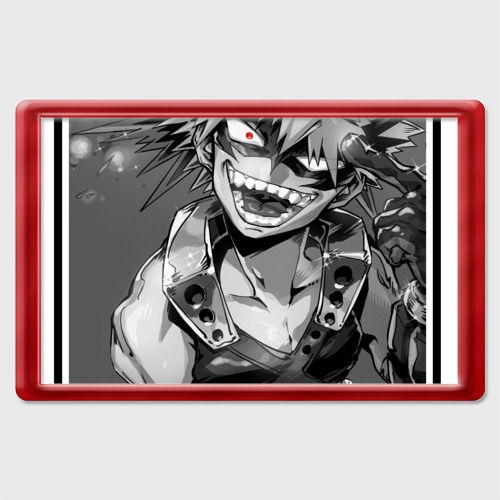 Магнит 45*70 Bakugou monochrome, цвет красный