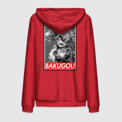 Мужская толстовка на молнии хлопок Bakugou monochrome