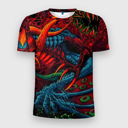 Мужская футболка 3D Slim CS GO:HYPER BEAST, цвет 3D печать