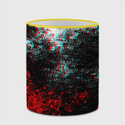Кружка с полной запечаткой Брызги красок glitch - фото 2