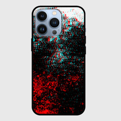 Чехол для iPhone 13 Pro Брызги красок glitch