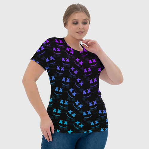 Женская футболка 3D MARSHMELLO, цвет 3D печать - фото 6