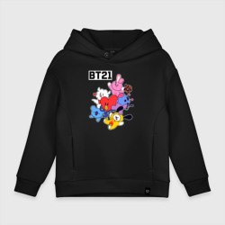 Детское худи Oversize хлопок BT21 Mascots