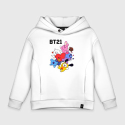 Детское худи Oversize хлопок BT21 Mascots
