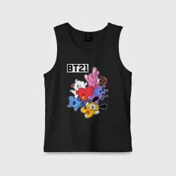 Детская майка хлопок BT21 Mascots