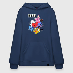 Худи SuperOversize хлопок BT21 Mascots