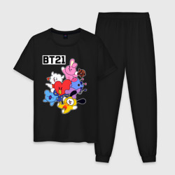 Мужская пижама хлопок BT21 Mascots