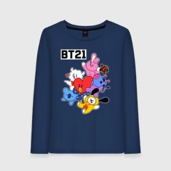 Женский лонгслив хлопок BT21 Mascots