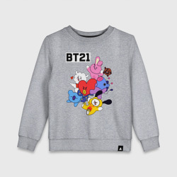 Детский свитшот хлопок BT21 Mascots