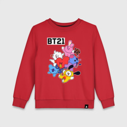 Детский свитшот хлопок BT21 Mascots