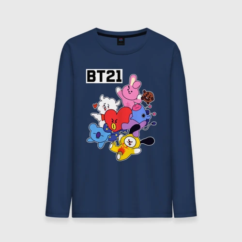 Мужской лонгслив хлопок BT21 Mascots