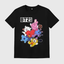 Мужская футболка хлопок BT21 Mascots