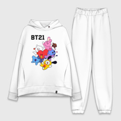 Женский костюм хлопок Oversize BT21 Mascots