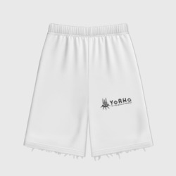 Женские шорты oversize футер хлопок YoRHa Logo