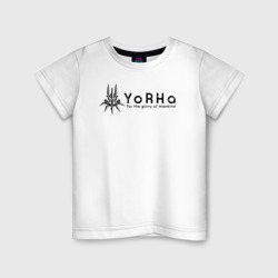 Детская футболка хлопок YoRHa Logo