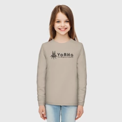 Детский лонгслив хлопок YoRHa Logo - фото 2