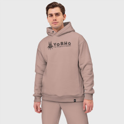 Мужской костюм oversize хлопок YoRHa Logo - фото 2