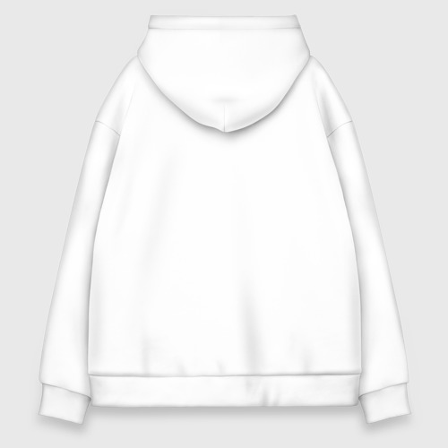 Мужское худи Oversize хлопок YoRHa Logo, цвет белый - фото 2