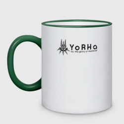 Кружка двухцветная YoRHa Logo