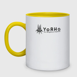 Кружка двухцветная YoRHa Logo