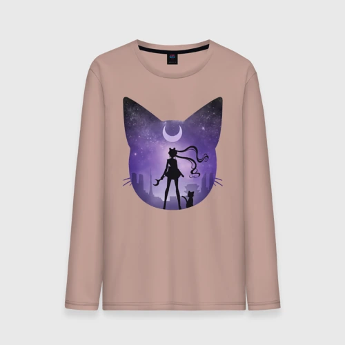 Мужской лонгслив хлопок Pretty Soldier Sailor Moon