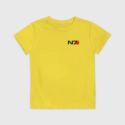 Детская футболка хлопок Mass Effect N7 Масс эффект Н7