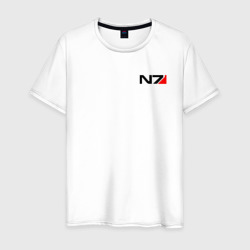 Мужская футболка хлопок Mass Effect N7 Масс эффект Н7
