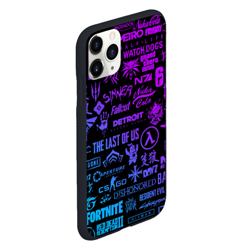 Чехол для iPhone 11 Pro матовый ЛОГОТИПЫ ИГР Фото 01 Чехол для iPhone 11 Pro матовый ЛОГОТИПЫ ИГР Фото 01