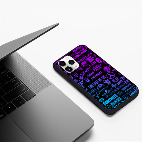 Чехол для iPhone 11 Pro матовый ЛОГОТИПЫ ИГР Фото 01 Чехол для iPhone 11 Pro матовый ЛОГОТИПЫ ИГР Фото 01