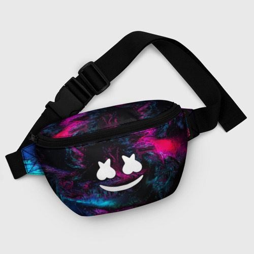 Поясная сумка 3D Marshmello NEON Фото 01 Поясная сумка 3D Marshmello NEON Фото 01