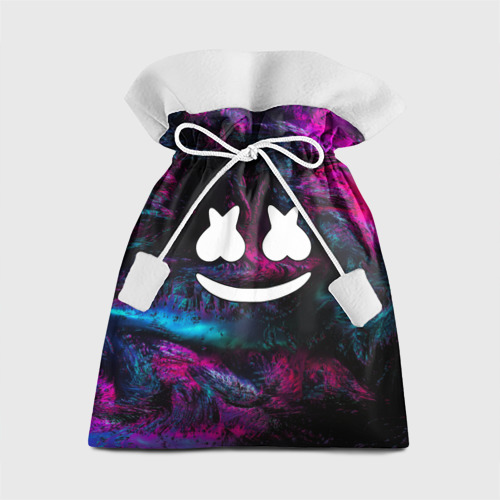 Подарочный 3D мешок Marshmello NEON Фото 01 Подарочный 3D мешок Marshmello NEON Фото 01