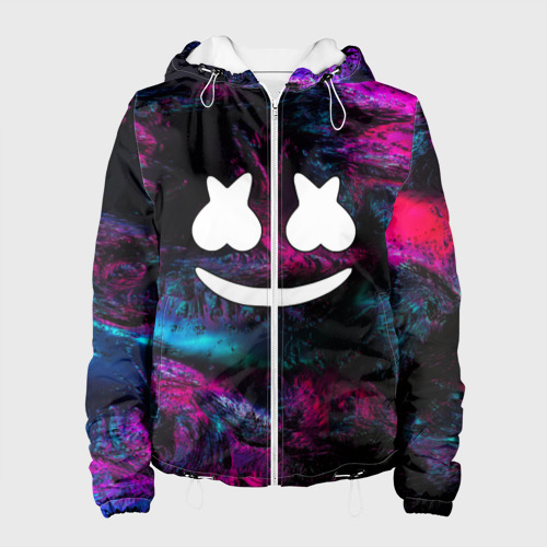Женская куртка 3D Marshmello NEON Фото 01 Женская куртка 3D Marshmello NEON Фото 01