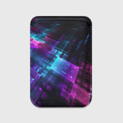 Картхолдер Magsafe магнитный Неоновая абстракция