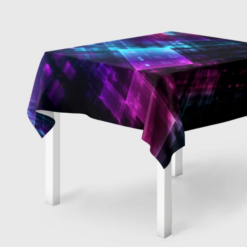 Скатерть 3D Неоновая абстракция