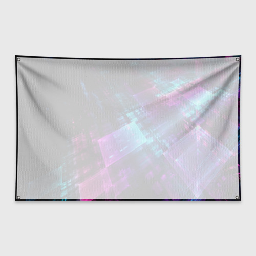 Флаг-баннер Неоновая абстракция - фото 2