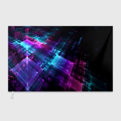 Флаг 3D Неоновая абстракция