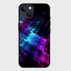 Чехол для iPhone 14 Неоновая абстракция