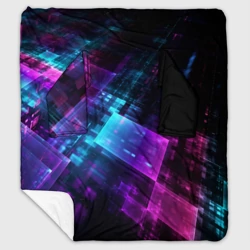 Плед с рукавами Неоновая абстракция