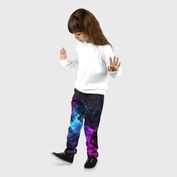 Детские брюки 3D Неоновая абстракция - фото 2