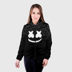 Женская куртка 3D Marshmello black - фото 2