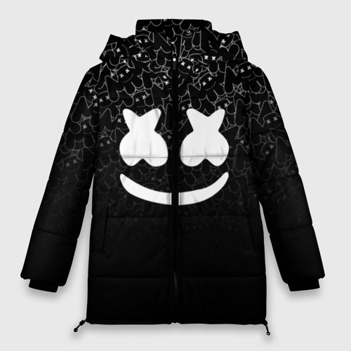 Женская зимняя куртка Oversize Marshmello black, цвет черный