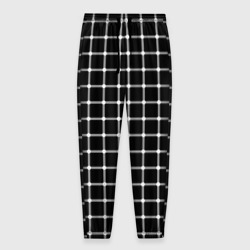 Мужские брюки 3D Неуловимые серый точки