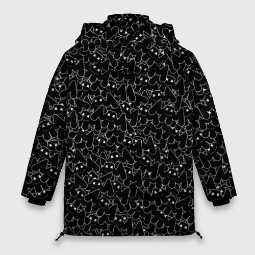 Женская зимняя куртка Oversize Штаны Marshmello black Маршмелло, цвет красный - фото 2