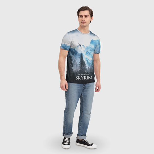 Мужская футболка 3D Skyrim, цвет 3D печать - фото 5