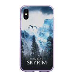 Чехол для iPhone XS Max матовый Skyrim