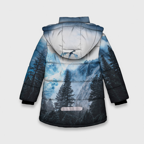 Зимняя куртка для девочек 3D Skyrim, цвет черный - фото 2
