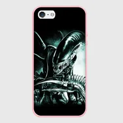Чехол для iPhone 5/5S матовый Чужой