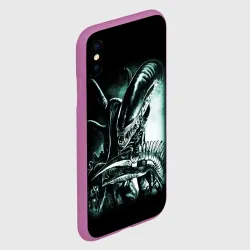 Чехол для iPhone XS Max матовый Чужой - фото 2