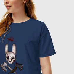 Женская футболка хлопок Oversize Dead by Daylight - фото 2